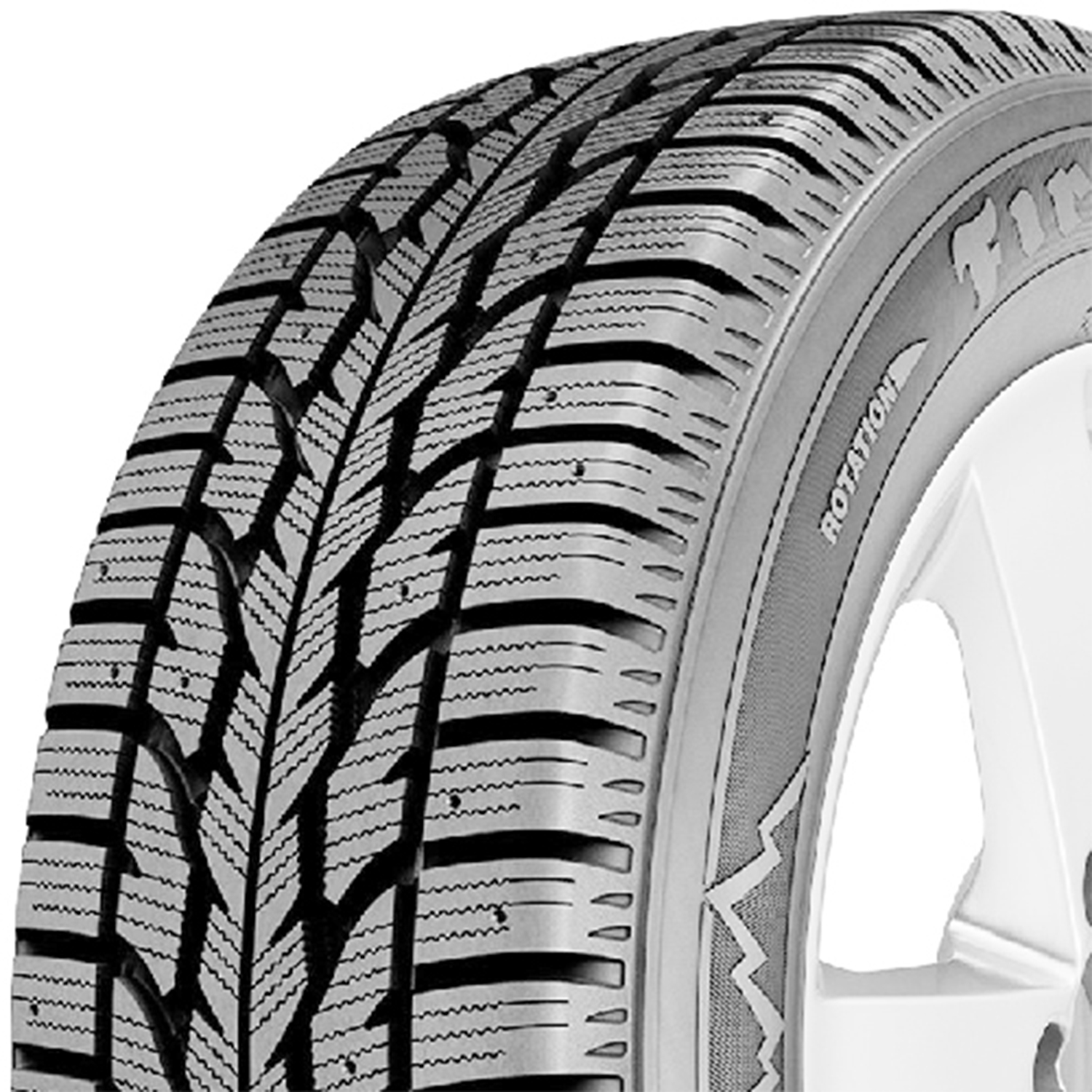 Firestone Winterforce 2 205/70R15 96S WINTER STUDDABLE Tire 92971215361 ...