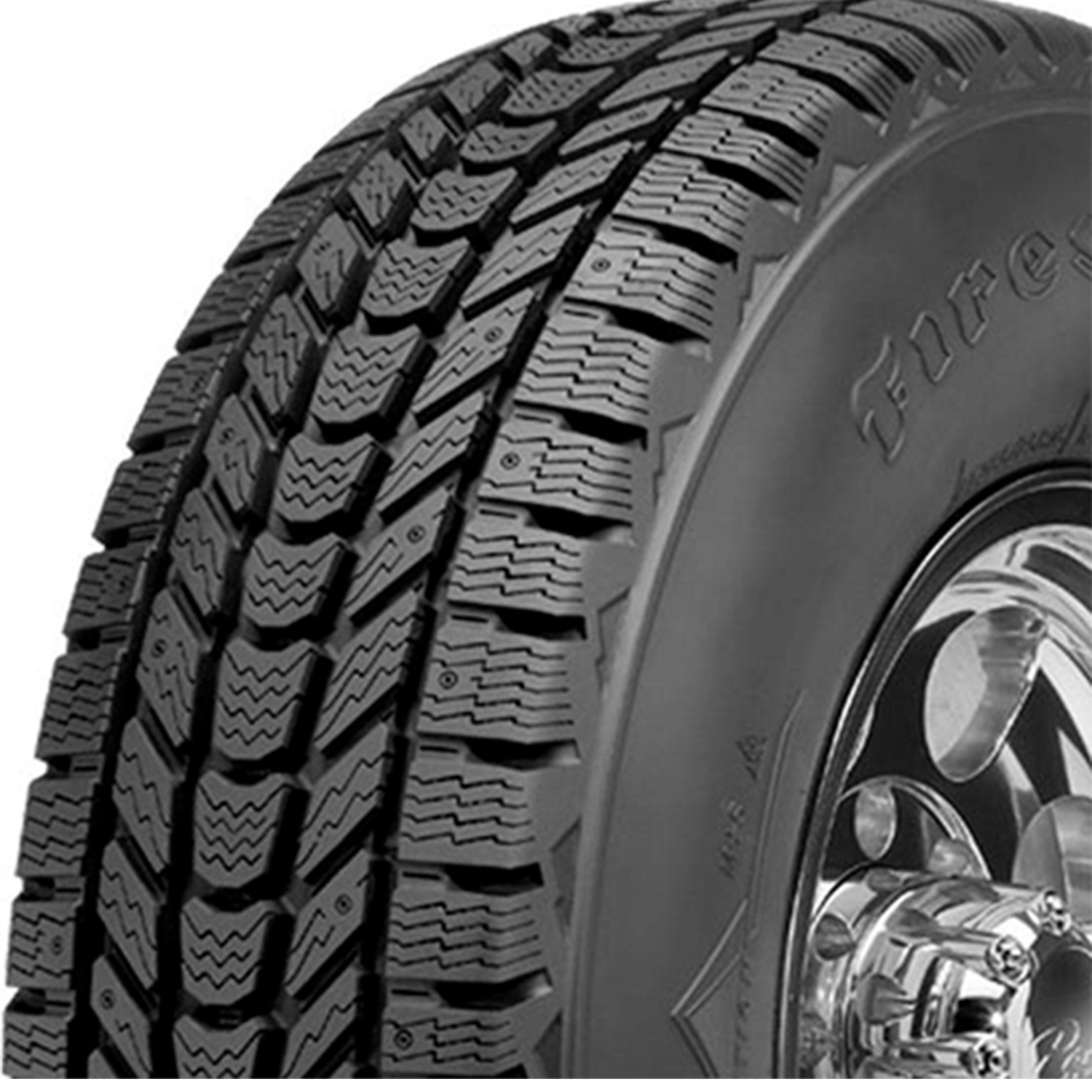 Firestone Winterforce Lt LT265/70R17 121/118R WINTER STUDDABLE Tire ...
