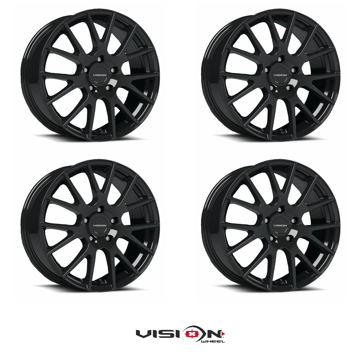 Vision 18 Hellion 14x5.5 4x100 +38mm Gloss Black Jamaica
